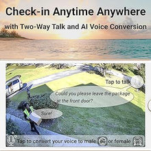 Load image into Gallery viewer, Floodlight Camera, Solar Security Cameras Wireless Outdoor, Motion-Activated Recording/Notification/1500 lm Floodlight/105 dB Siren, 360° Pan & Tilt, 2K QHD, WiFi, Live View/Talk, No Monthly Fee