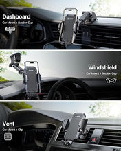 Load image into Gallery viewer, andobil Car Phone Holder (Bumpy Roads Friendly) Military-Grade Cell Phone Car Mount Ultimate Phone Holders for Your Car Dashboard Windshield Vent Car Mount for iPhone 16 Pro Max/15/14/13/12, Samsung