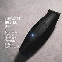 Load image into Gallery viewer, Bevel Beard Travel Trimmer SE for Men - Lightweight Cordless Mustache Trimmer, 4 Hour Rechargeable Battery Life, Tool Free Adjustable Zero Gapped Blade, Barber Supplies, Black (Packaging May Vary)