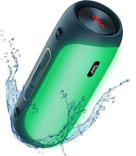 Load image into Gallery viewer, JVC Illuminated Portable Wireless Speaker with 30W max outputs, Dynamic Sound, Bluetooth 5.0, TWS Capability, USB-C, AUX in, up to 6-Hour Battery Life - SPPA7BTA (Navy)