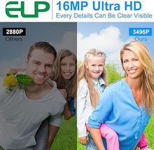 Load image into Gallery viewer, ELP 16mp Autofocus USB Camera Module for Computer Mini UVC USB2.0 4K USB Camera AF with 68degree Mini Size Lens IMX298 Video Lightburn Camera Industrial Embedded Webcam Board for Laptop PC