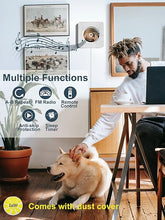 Load image into Gallery viewer, Portable Wall Mounted CD Player with Bluetooth, Homlab Mountable CD Music Player Built-in HiFi Speakers, Home Audio Boombox with Remote Control, FM Radio, LCD Display, Headphone Jack AUX USB TF Input