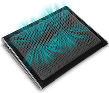 Load image into Gallery viewer, Targus 17 inch Dual Fan Lap Chill Mat - Soft Neoprene Laptop Cooling Pad, Heat Protection/Dispersion Laptop Cooler/Fan, USB-A Connection, Black