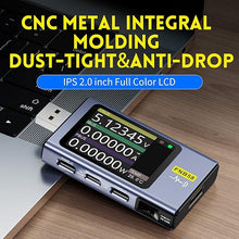 Load image into Gallery viewer, FNIRSI USB Tester 4-28V 7A LCD USB A&C Voltage Current Power Tester Multimeter, Fast Charge Detection Trigger Capacity Ripple Measurement, PD2.0/PD3.0,QC2.0/QC3.0