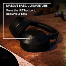Load image into Gallery viewer, Sony ULT WEAR Over-Ear Headphones, Noise Cancelling Headphones Bluetooth Made with Recycled Plastic Material, Unique Thermo-Foaming Design, Swivel Fold Design, Headphones Noise Cancelling (Black)