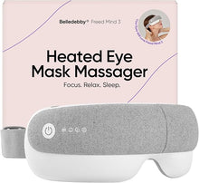 Load image into Gallery viewer, Freed Mind 3 Eye Massager with Heat, 5 Modes Eye Massager for Migraine Relief, Relax Reduce Eye Strain and Improve Sleep, Bluetooth Music Heated Eye Mask Massager for Relaxing, Christmas Gifts