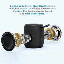 Load image into Gallery viewer, MIATONE QBOX - 16W Wireless Bluetooth Speaker IP67 Waterproof Speaker with Deep Bass, Portable Speaker for Party Beach Camping, Teenage Boy Girls Birthday Gift Ideas, Mens Women, Black