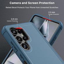 Load image into Gallery viewer, M MYBAT PRO Maverick Series for Samsung Galaxy S25 Ultra Case with Belt Clip Holster, 6.9 inch, Heavy Duty Military Grade Drop Protective Case w 360° Rotating Stand (No Screen Protector) Blue