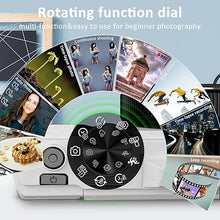 Load image into Gallery viewer, 64MP Digital Camera for Photography and Video: 4K Vlogging Camera for YouTube with 3'' Flip Screen and 32GB TF Card, 16X Zoom Digital Camera for Gift (White)