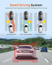 Load image into Gallery viewer, 70mai 3K Front Dash Cam A500S, 1944P UHD with Sony IMX335, Built-in WiFi GPS Smart Dash Camera for Cars, Optional Rear Dash Cam, ADAS, 2'' IPS LCD Screen, 140° Wide Angle, WDR, Night Vision
