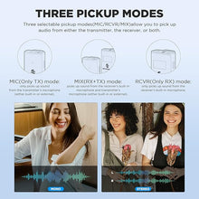 Load image into Gallery viewer, Sevenoak SKM-K2 OLED Wireless Lavalier Microphone for iPhone/Camera/Android, 2.4GHz wireless Lapel Microphone with Stereo/Mono for Youtube,Tiktok Live Stream, Video Recording, Vlogging