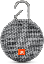 Load image into Gallery viewer, JBL Clip 3, Gray - Waterproof, Durable & Portable Bluetooth Speaker - Up to 10 Hours of Play - Includes Noise-Cancelling Speakerphone & Wireless Streaming