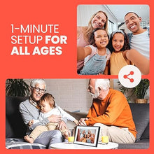 Load image into Gallery viewer, Loop Wi-Fi Digital Picture Frame with Touch Screen, 10-Inch Display, The Only Frame to Offer Text Message Photos Direct to Frame, Easy to use App, Gift to Keep Friends and Family Connected