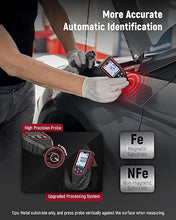 Load image into Gallery viewer, KAIWEETS Paint Thickness Gauge Car Coating Depth Gauge 0~2999?M Digital Paint Meter for Cars Paint Mil Thickness Tester for Used Car Buyers with Limit Alarm, Data Storage, 2-Direction Rotating Screen
