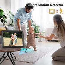 Load image into Gallery viewer, Frameo WiFi Digital Picture Frame, 10.1 inch Smart Digital Photo Frame 1280x800 IPS LCD Touch Screen, auto-Rotate, Built-in 16GB Storage, Share Photos or Videos Instantly via Frameo APP from Anywhere