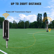 Load image into Gallery viewer, VeGue Wireless Microphone, UHF Cordless Dual Handheld Dynamic Mic Set with Rechargeable Receiver, for Karaoke Party, Voice Amplifier, PA System, Singing Machine, Church, Wedding, Meeting, 200ft (WM-2)