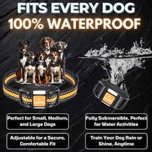 Load image into Gallery viewer, Dog Shock Collar with Remote, Unmatched 4-Mile Range, Night-Light Mode, Training Guide Included, 124 Training Levels & 4 Modes, Beep Vibration Shock, Waterproof Rechargeable, Fits All Dogs, US Tech