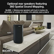 Load image into Gallery viewer, Sony SA-RS5 Wireless Rear Speakers with Built-in Battery for BRAVIA Theater (BAR 8, BAR 9), HT-A7000/A5000/A3000 and STR-AN1000