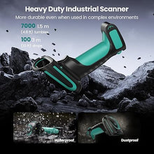 Load image into Gallery viewer, Wireless Barcode Scanner with Stand, Industrial 1D 2D QR Bluetooth Barcode Scanner for Android, iOS, Windows, Mac, USB Bar Code Reader Scanner with Drop Resistant Dustproof Waterproof