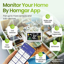 Load image into Gallery viewer, BALDR WiFi Weather Station with App, Smart Wireless Weather Station Indoor Outdoor Thermometer with Humidity Monitor, Online Real-time Forecast, Home Weather Station Temperature Sensor Included, White