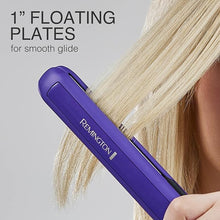Load image into Gallery viewer, Remington 1" Flat Iron, Hair Straightener with Anti-Static Technology, 30-Second Heat Up & 60 Minute Auto Shut-Off, 30% Longer Ceramic Floating Plates, Titanium + Ceramic Coating