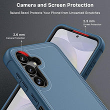 Load image into Gallery viewer, M MYBAT PRO Maverick Series for Samsung Galaxy S25 Plus Case with Belt Clip Holster, 6.7 inch, Heavy Duty Military Grade Drop Protective Case with 360° Rotating Stand (No Screen Protector) Blue