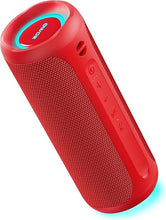 Load image into Gallery viewer, SOWO Portable Bluetooth Speaker, Waterproof Speaker IPX7, 25W Loud Wirelss Speaker with Big Audio and Punchy Bass, Outdoor Bluetooth Speaker for Party, Beach, Travel, Girls Gifts - Red