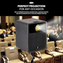 Load image into Gallery viewer, KODAK FLIK HD10 Smart Projector | Android TV 1080P FHD Video Projection System with Google Assistant, Wi-Fi, Bluetooth 5.0, HDMI, USB, Aux & Built-in dual 5W Speakers | iOS & Android