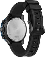 Load image into Gallery viewer, Citizen Eco-Drive Pilot Chronograph Watch with Atomic Timekeeping, 12/24HR, Power Reserve, Luminous Hands/Markers, Sapphire Crystal, Black/Blue