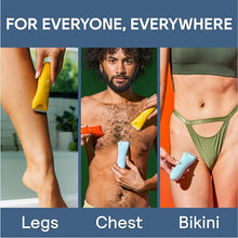 Load image into Gallery viewer, MERIDIAN Trimmer Plus Body Hair Manscaping Trimmer, Adjustable Guard, USB C Charging, Flash Light, Travel Lock, Charging Dock, Bikini Trimmer, Mens Body Hair Trimmer - Sky