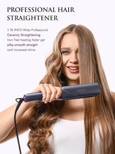 Load image into Gallery viewer, LANDOT Wide Flat Iron Hair Straightener: Professional 1-3/4 inch Argan Oil & Keratin Infused Ceramic Hair Straightener for Less Frizz & Shinier Hair