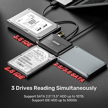 Load image into Gallery viewer, Unitek SATA/IDE to USB 3.0 Adapter, IDE Hard Drive Adapter Kit Recovery Converter for Universal 2.5"/3.5" Inch IDE and SATA External HDD/SSD, Support 10TB