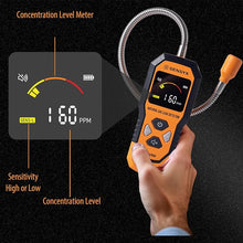 Load image into Gallery viewer, Rechargeable Gas Detector Portable Natural Gas Tester Detector, Combustible Propane Methane Gas Sensor Sniffer (SHG200M Natural Gas Detector)