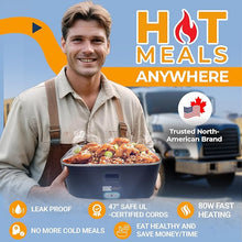 Load image into Gallery viewer, FORABEST Electric Lunch Box for Adults, 1.8L Durable No-leak Fast 80W Heated Lunch Box for Adult 12/24/110/220V Universal Food Warmer Lunch Box for Car,Truck,Office Loncheras Para Hombres De Trabajo.