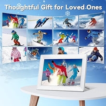 Load image into Gallery viewer, Digital Picture Frame 10.1 Inch Smart WiFi Digital Photo Frame 16GB Storage 1920 * 1200 IPS Full HD Touch Screen,Auto Rotation,Share Photos or Videos Instantly via App from Anywhere