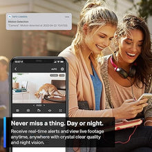 Load image into Gallery viewer, TP-Link New Tapo 2K Indoor Security Camera for Baby Monitor, Pet Camera | Motion Detection | 2-Way Audio | Night Vision | Cloud & SD Card Storage | Works w/Alexa & Google Home | Black | Tapo C111