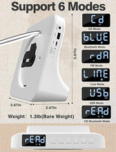 Load image into Gallery viewer, Portable CD Player with Bluetooth: 4000mAh Recheageable Kpop Music Player with HiFi Speaker,Remote Control,LCD Display,Sleep Timer,Headphone Jack, Supports CD/Bluetooth/FM Radio/U-Disk/AUX for Home