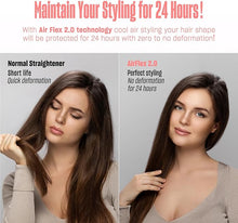 Load image into Gallery viewer, BeKind Flex 2-in-1 360° Hair Styler Flat Iron, Hair Straightener and Curler for All Styles, Floating Plates Design, Airflex Lower Temp for Better Styling, Gift for Girls and Women (Peach)