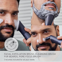 Load image into Gallery viewer, Panasonic MultiShape Facial Brush Head Attachment Kit, Includes 3 Cleansing Brushes for Facial Exfoliation, Beard Cleansing, and Pore Cleansing, Add to MultiShape Grooming System - ER-CFB1-A