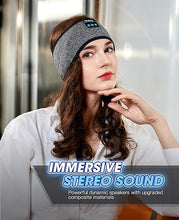 Load image into Gallery viewer, Perytong Bluetooth Sleep Headphones Headband with HD Speakers - Noise Cancelling, for Side Sleepers, Workout, Jogging, Yoga