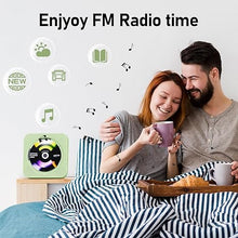 Load image into Gallery viewer, CD Player Portable Bluetooth 5.1 Desktop CD Player with HiFi Sound Speakers,Remote Control,Dust Cover,LED Display,Boombox FM Radio,USB/AUX for Home,Kids (Green)