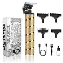 Load image into Gallery viewer, Ufree Hair Trimmer & Beard Trimmer for Men Professional, Electric Razor Shavers for Men, Zero Gapped T Blade Edgers Liners, Barber Clippers for Hair Cutting Mustache Facial, Mens Gifts