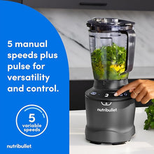 Load image into Gallery viewer, nutribullet SmartSense 5-speed, full-size blender, 1400 Watt- Gunmetal Gray
