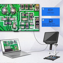 Load image into Gallery viewer, Andonstar AD409 Pro HDMI Digital Microscope, 10.1 inch Soldering Microscope, 300X USB Electronic Microscope Camera for Professional PCB Soldering, Circuit Board, Supports Windows PC
