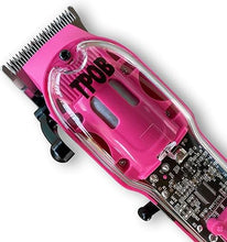 Load image into Gallery viewer, TPOB Slime 2 Candy Edition Barber Hair Clippers for Men 6800 RPM with Matte Pink Case and Taper Blade