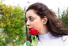 Load image into Gallery viewer, LUDOS Ultra Wired Earbuds in-Ear Headphones, 5 Years Warranty, Earphones with Microphone, Noise Isolating Ear Buds, Memory Foam for iPhone, Samsung, School Students, Kids, Women, Small Ears - Pink