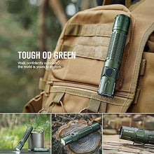 Load image into Gallery viewer, OLIGHT Warrior 3S 2300 Lumens Rechargeable Tactical Flashlight, Compact Dual-Switches LED Bright Light with Proximity Sensor, Powered by Customized Battery for Emergency, EDC and Searching (OD Green)