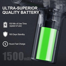 Load image into Gallery viewer, Mini Massage Gun,Portable Deep Tissue Muscle Fashion Back Massager, Handheld Percussion Massager for Pain Relief with 6 Intensities, 4 Heads, Coloured Light?Gifts for Men and Women