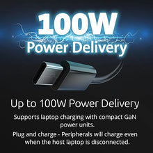 Load image into Gallery viewer, Kensington SD4842P EQ 12-in-1 USB-C Triple Monitor Docking Station vis 2X HDMI & 1x DisplayPort, 100W PD, Ethernet, Audio Jack, Security Lock Slots, for Windows and USB-C Alt-Mode Laptops (K32810NA)