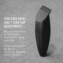 Load image into Gallery viewer, Bevel Beard Travel Trimmer SE for Men - Lightweight Cordless Mustache Trimmer, 4 Hour Rechargeable Battery Life, Tool Free Adjustable Zero Gapped Blade, Barber Supplies, Black (Packaging May Vary)